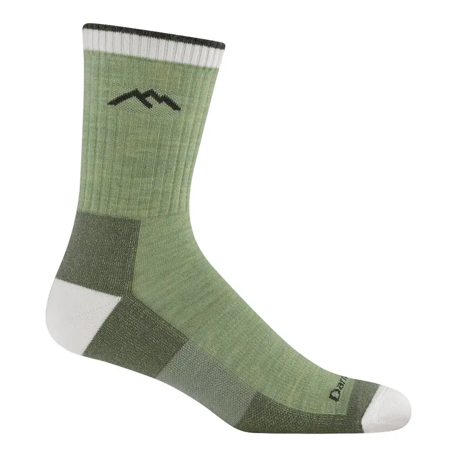 A cushioned hiking sock extending above the ankle